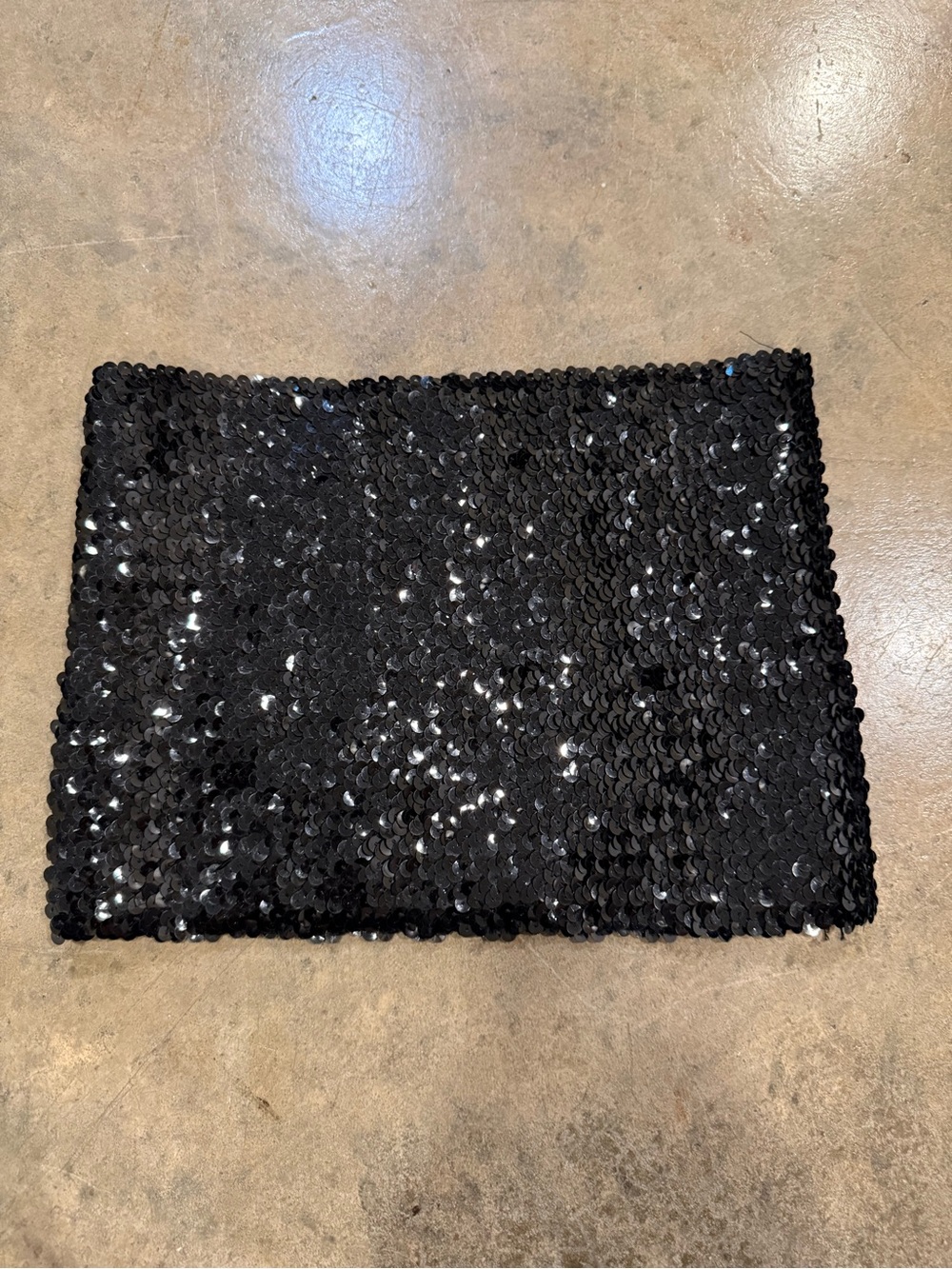 Black Sequin Tube Top - Sleek Party Style